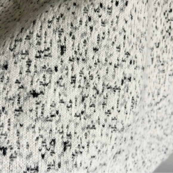 Athleta Cashmere Wool Blend Gradient Turtleneck Alpine Sweater Black White S - Picture 6 of 11